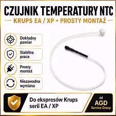 Czujnik temperatury NTC bojlera ekspresu Krups EA XP prosty Czujnik temperatury NTC bojlera ekspresu Krups EA XP prosty