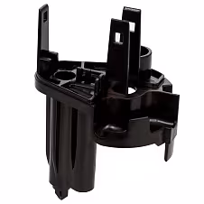 spód wylotu kawy czarny