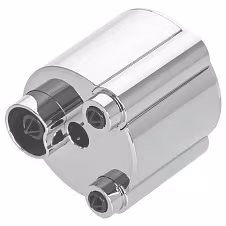 Dolna część wylewu kawy do Jura ENA 5 z chromowanego tworzywa — zdjęcie 2