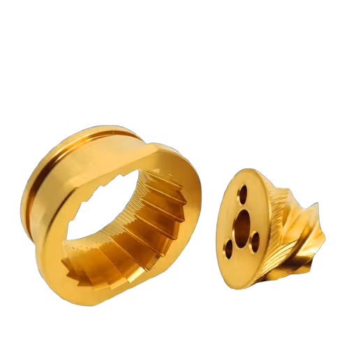 Tytanowy zestaw żaren do młynków Jura ME-043 ME-044 ME-068 – powłoka tytanowa — zdjęcie 2