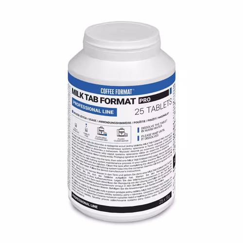 Tabletki do czyszczenia obwodu mlecznego Coffee Format Milk Tab Format PRO 25 x 15g