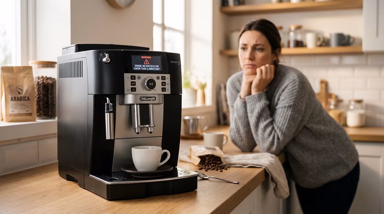 Nie leci kawa z ekspresu? 8 przyczyn i sprawdzone rozwiązania