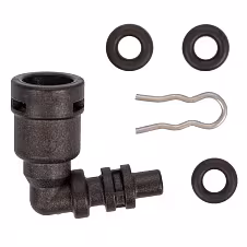 Złącze zaworu V3A z zaciskiem i uszczelkami do ekspresów Jura serii C, D i E