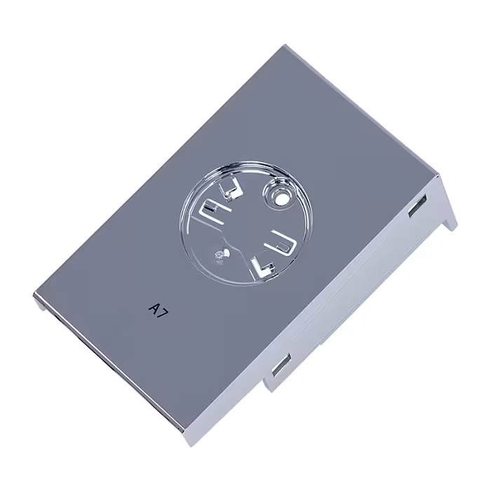 Chromowana blenda wylotu kawy z nadrukiem A7 do ekspresa Jura A7