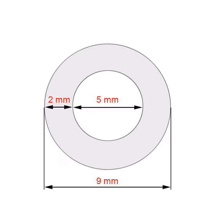 Wąż silikonowy 5x2x120mm — zdjęcie 2