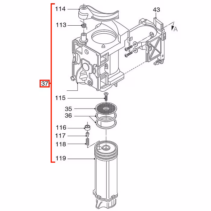 Zaparzacz do ekspresu dla Delonghi, AEG, Saeco i serii PrimaDonna, Magnifica, Perfecta — zdjęcie 7
