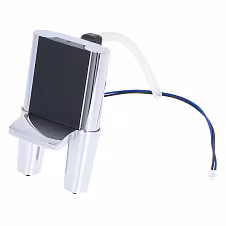 Chromowany wylewak do kawy Jura z kablem i wężem silikonowym