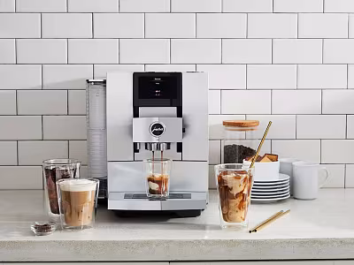 Odkamienianie ekspresu Jura — ekspres utknął w pętli odkamieniania