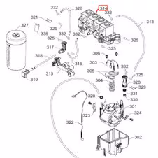 Zespół elektrozaworów do ekspresu Saeco 421945025022 - AGD Group Łódź