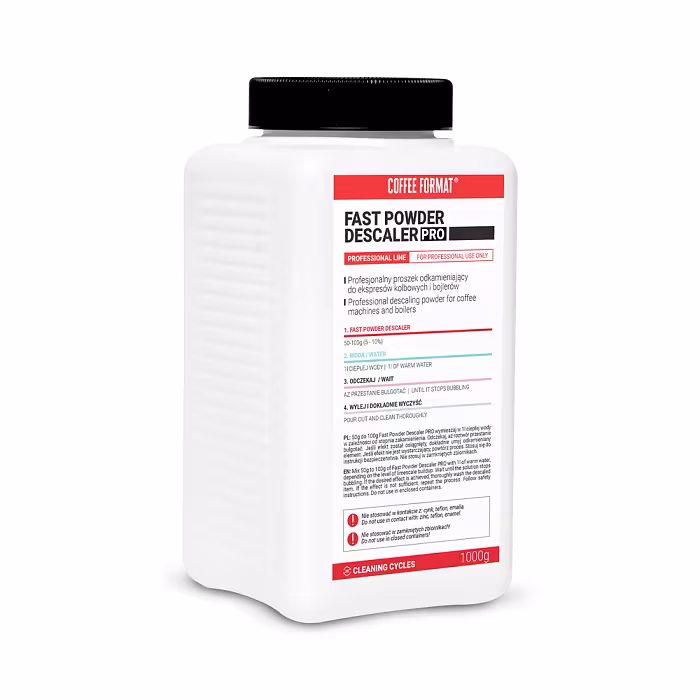 Odkamieniacz Coffee Format Fast Powder Descaler PRO 1000g — zdjęcie 3