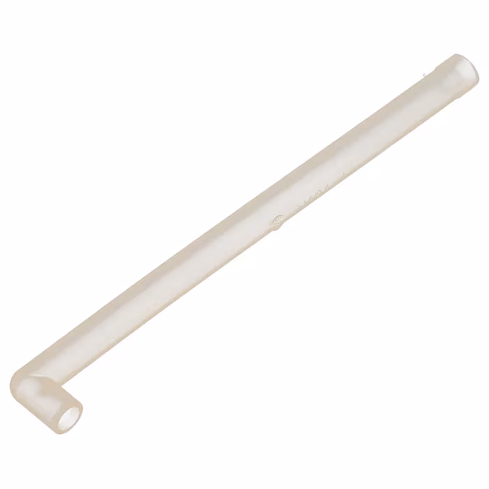 Silikonowy wąż 130 mm z połączeniem kątowym do zaworu ceramicznego — zdjęcie 2