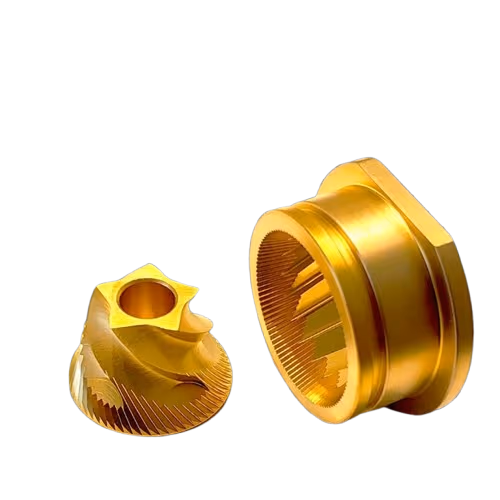 Tytanowy zestaw żaren do młynków Jura ME-043 ME-044 ME-068 – powłoka tytanowa — zdjęcie 3