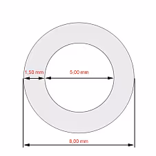 Silikonowy wąż 660 mm do ekspresów Jura S9 i XS90/XS95 — zdjęcie 2