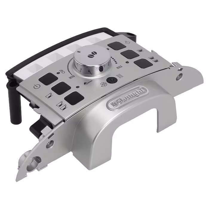 Panel sterowania srebrny z czarnymi przyciskami do DeLonghi ECAM 22.110.SB — zdjęcie 4