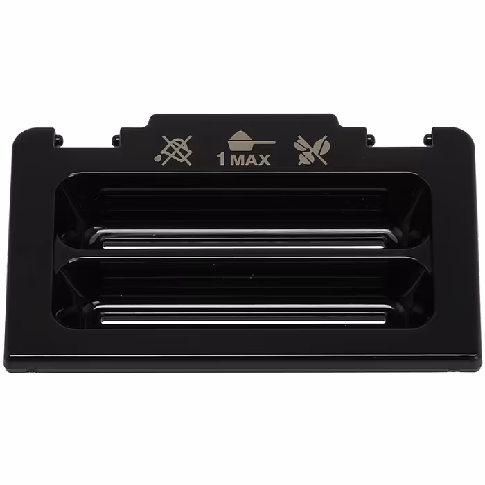 Oryginalna pokrywa zbiornika na kawę mieloną DeLonghi w kolorze czarnym