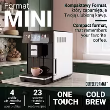Coffee Format MINI WHITE - Ekspres do kawy — zdjęcie 2