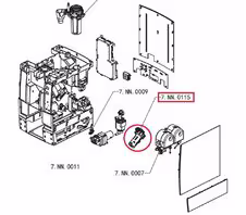 Silnik zaparzacza 7NN0452 Dr. Coffee, Coffee Format – F10, F11, F12, M12, SEED, BLOOM - AGD Group Łódź