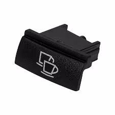 Czarny przycisk do zaparzania 2 filiżanek kawy do ekspresów Jura serii F