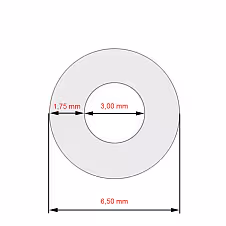 Wężyk silikonowy 3x1,5 dł=360mm — zdjęcie 2