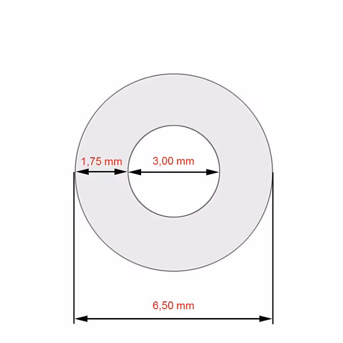 Wężyk silikonowy 3x1,5 dł=360mm — zdjęcie 2