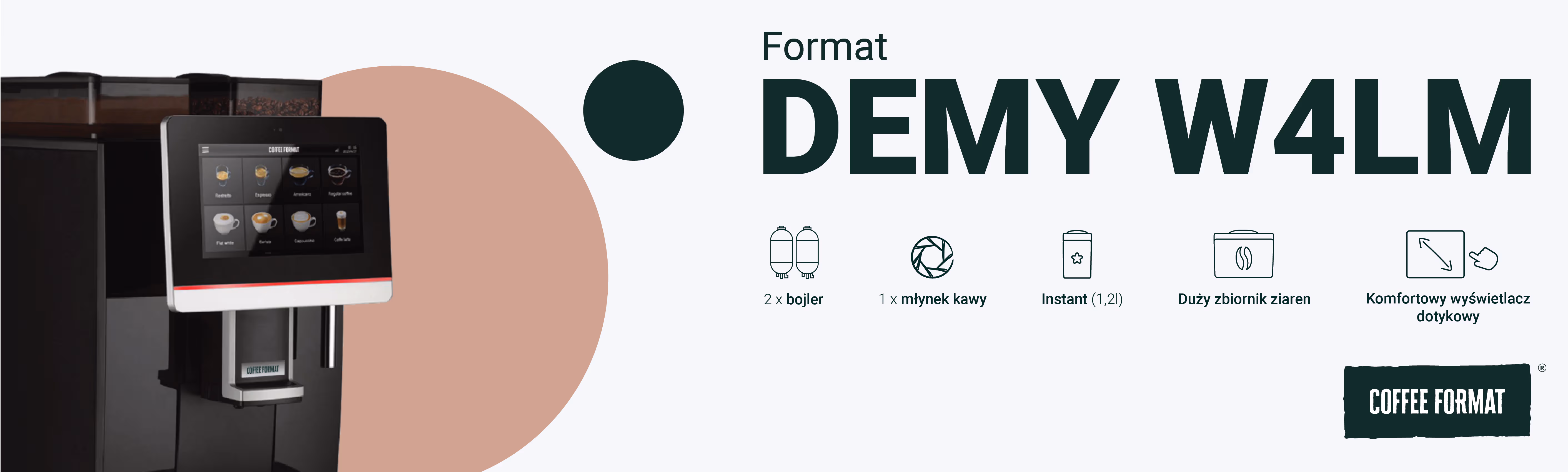 Coffee Format DEMY W4LM – ekspres samoobsługowy z systemem płatności