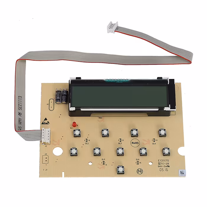 Oryginalna płytka sterująca DeLonghi z wyświetlaczem i kablami