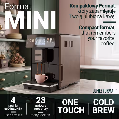 Coffee Format MINI BROWN - Ekspres do kawy — zdjęcie 3