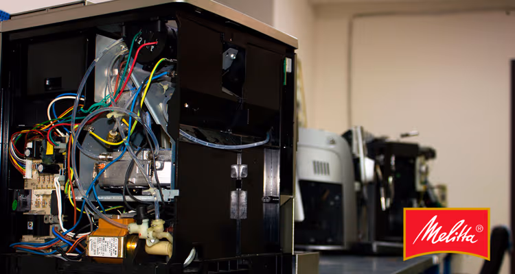 Error 8 w ekspresach Nivona / Melitta – wymiana przekładni napędu