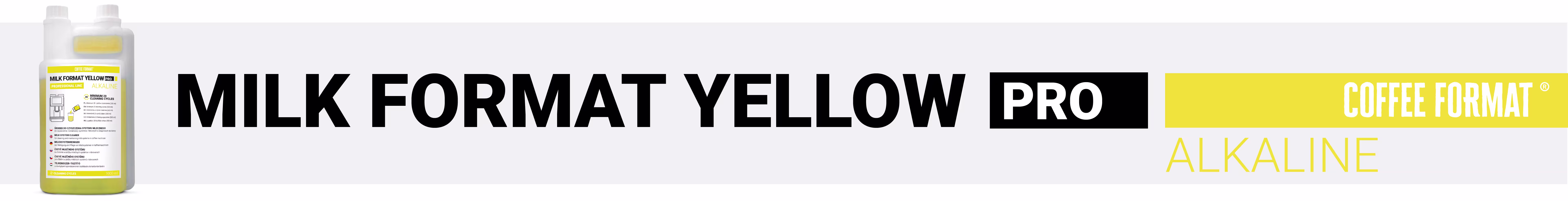 Coffee Format Milk Format PRO Yellow 1000ml — Coffee Format