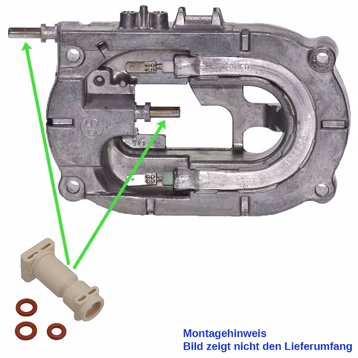 Złączka do termobloku DeLonghi 5mm z uszczelkami — zdjęcie 7