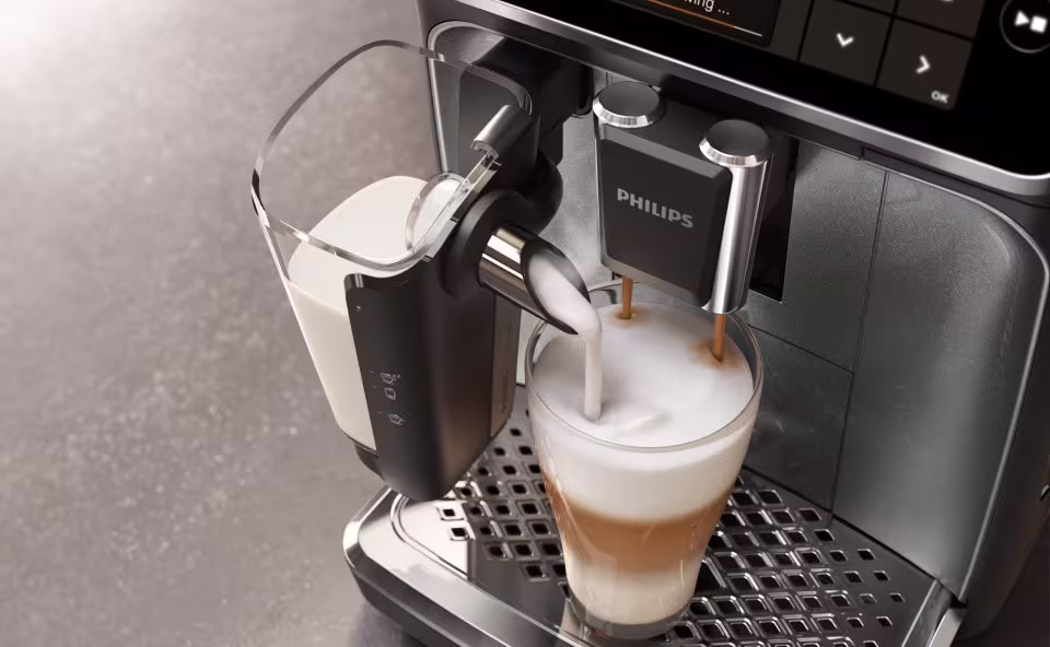 Naprawa ekspresów do kawy Philips: rozwiązanie problemów ze spienianiem mleka - serwis AGD Group Łódź