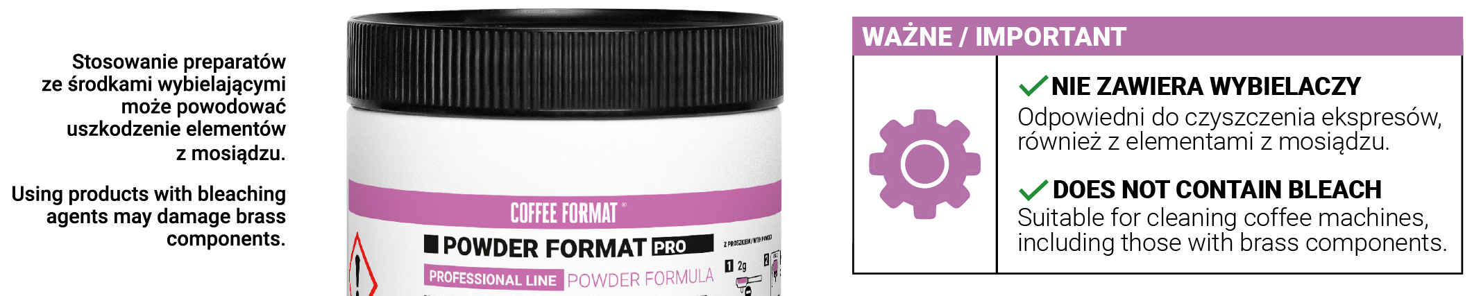 Coffee Format Powder Format PRO 750g — ilustracja 2 Coffee Format Powder Format PRO 750g — ilustracja 2