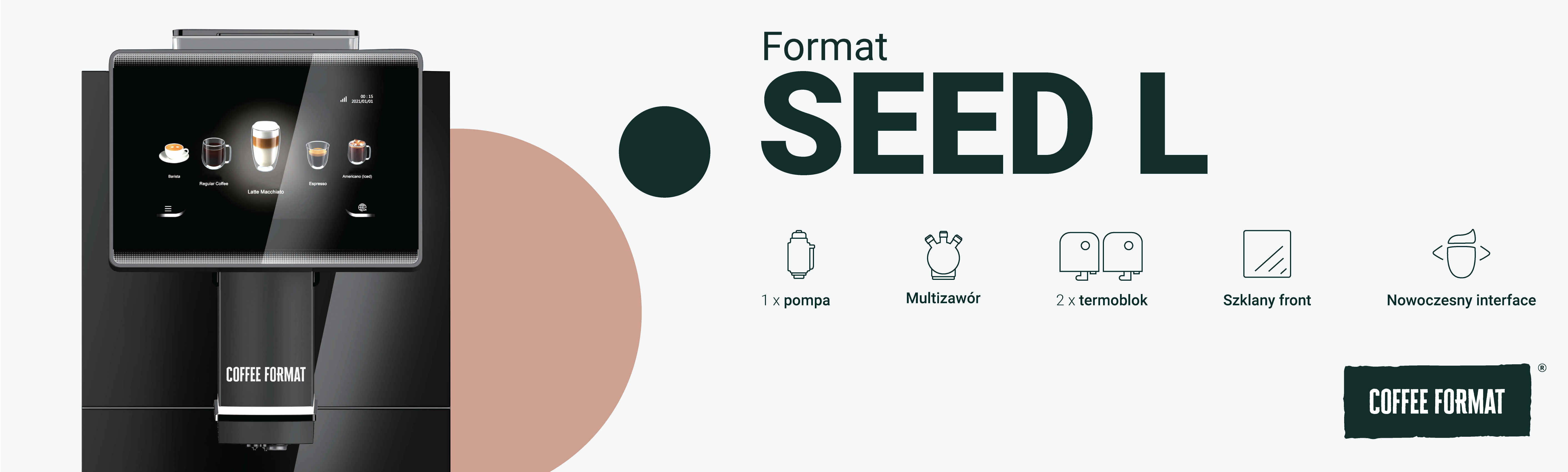 Coffee Format SEED L - automatyczny ekspres do kawy klasy premium