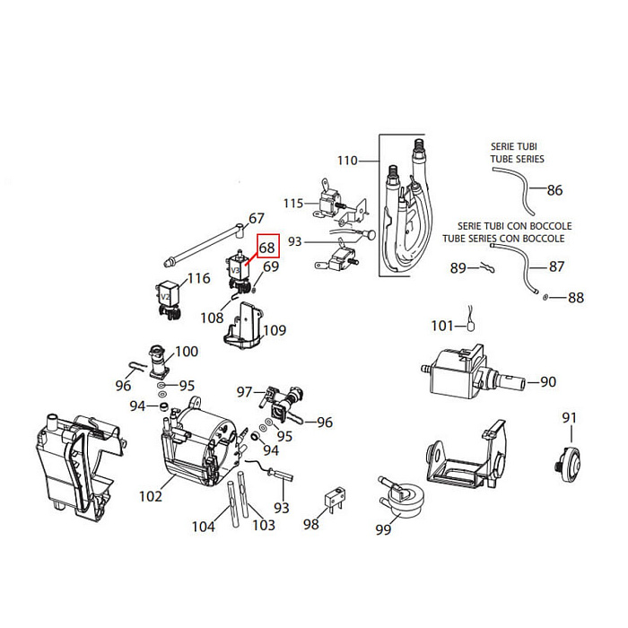 Elektrozawór do Ekspresu DeLonghi - Zamienna Część 5213218371 — zdjęcie 5 — zdjęcie 6