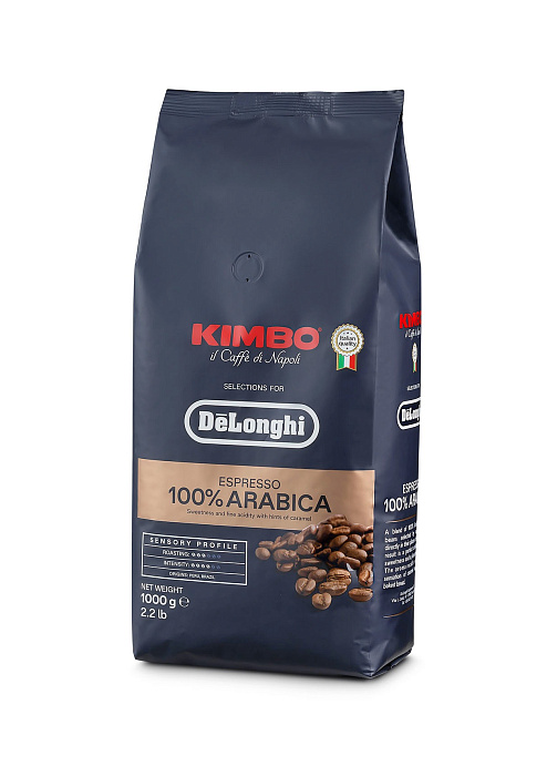 Kawa ziarnista Kimbo dla DeLonghi Classic, 100% Arabica, 1 kg - AGD Group Łódź - kup w AGD Group Kawa ziarnista Kimbo dla DeLonghi Classic, 100% Arabica, 1 kg - AGD Group Łódź