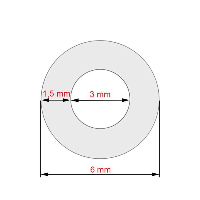 Wąż silikonowy 3×1,5×310mm 62627 Jura 62627 — zdjęcie 2 — zdjęcie 2