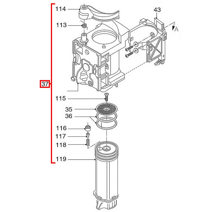 Zaparzacz do ekspresu dla Delonghi, AEG, Saeco i serii PrimaDonna, Magnifica, Perfecta — zdjęcie 6 Zaparzacz do ekspresu dla Delonghi, AEG, Saeco i serii PrimaDonna, Magnifica, Perfecta — zdjęcie 6 — zdjęcie 7
