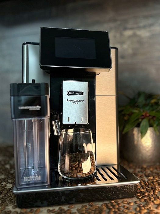 Automatyczny ekspres ciśnieniowy De'Longhi ECAM 610.74 MB PrimaDonna Soul — zdjęcie 2 Automatyczny ekspres ciśnieniowy De'Longhi ECAM 610.74 MB PrimaDonna Soul — zdjęcie 2 — zdjęcie 3