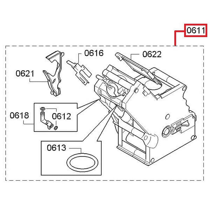 Zaparzacz do ekspresu Bosch, Siemens, Gaggenau, Neff 00741901 — zdjęcie główne produktu AGD Group — zdjęcie 2