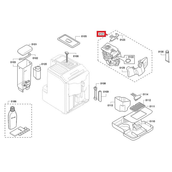 Zaparzacz do ekspresu Siemens Bosch 11041311 — zdjęcie główne produktu AGD Group — zdjęcie 2