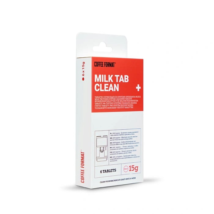 Tabletki do czyszczenia obwodu mlecznego Coffee Format Milk Tab Clean+ 6 x 15g — zdjęcie 4 Tabletki do czyszczenia obwodu mlecznego Coffee Format Milk Tab Clean+ 6 x 15g — zdjęcie 4 — zdjęcie 5