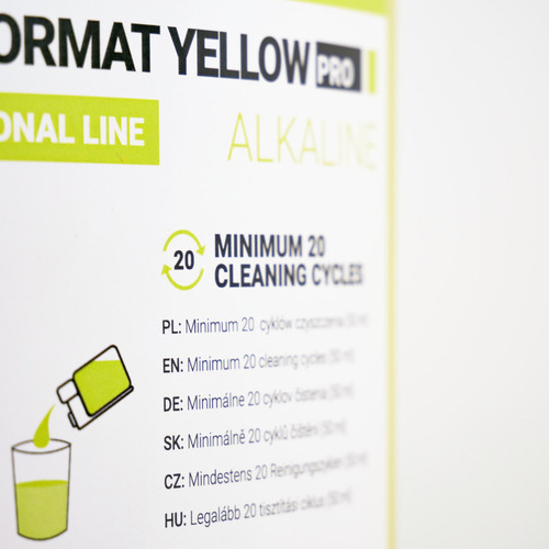 Coffee Format Milk Format PRO Yellow 1000ml — Coffee Format — zdjęcie 2
