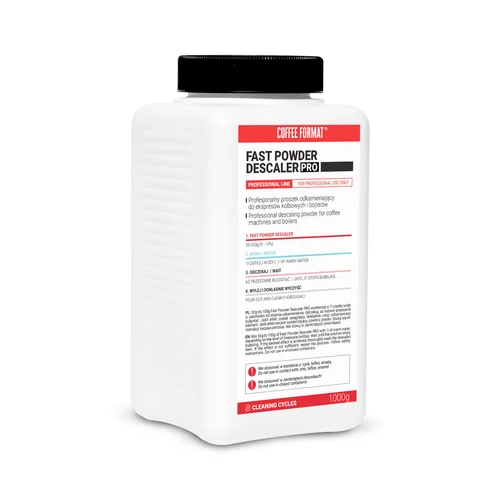 Odkamieniacz Coffee Format Fast Powder Descaler PRO 1000g — Coffee Format Odkamieniacz Coffee Format Fast Powder Descaler PRO 1000g — Coffee Format