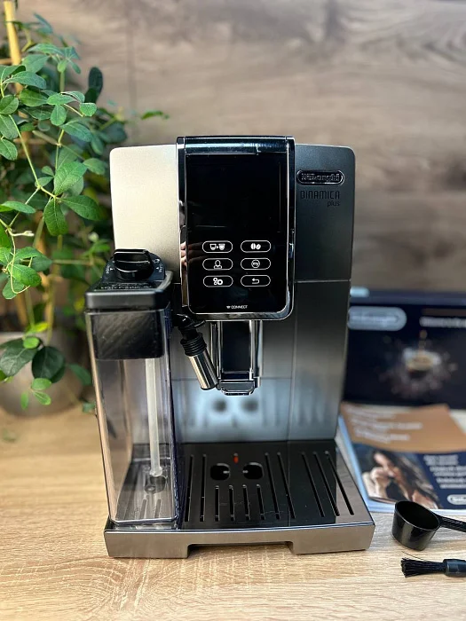 Automatyczny ekspres ciśnieniowy DeLonghi Dinamica Plus ECAM 370.95.T - AGD Group Łódź