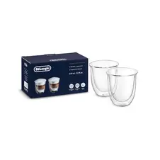 Zestaw filiżanek DeLonghi z borokrzemowego szkła o pojemności 270 ml - AGD Group Łódź