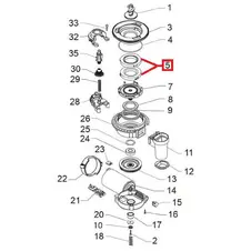 Żarno młynka ceramicznego do ekspresów Saeco Gaggia Philips 996530016342 - AGD Group Łódź