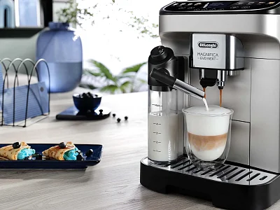 Problem ze spienianiem mleka w ekspresach do kawy DeLonghi