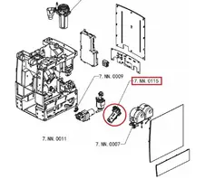 Silnik zaparzacza 7NN0452 Dr. Coffee, Coffee Format – F10, F11, F12, M12, SEED, BLOOM - AGD Group Łódź