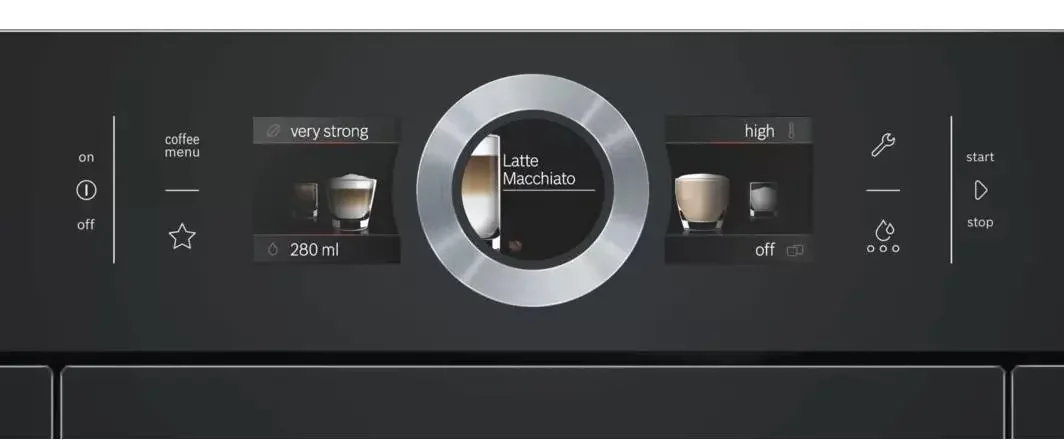 Błąd systemu i brak reakcji przycisków w ekspresach Bosch