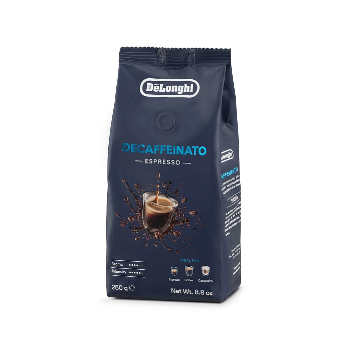 Kawa ziarnista bezkofeinowa Decaffeinato, 50% Arabica, 50% Robusta, 250g